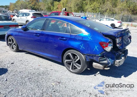 2019 Honda Accord Sport z USA, uszkodzony, nr VIN 1HGCV1F37KA072205